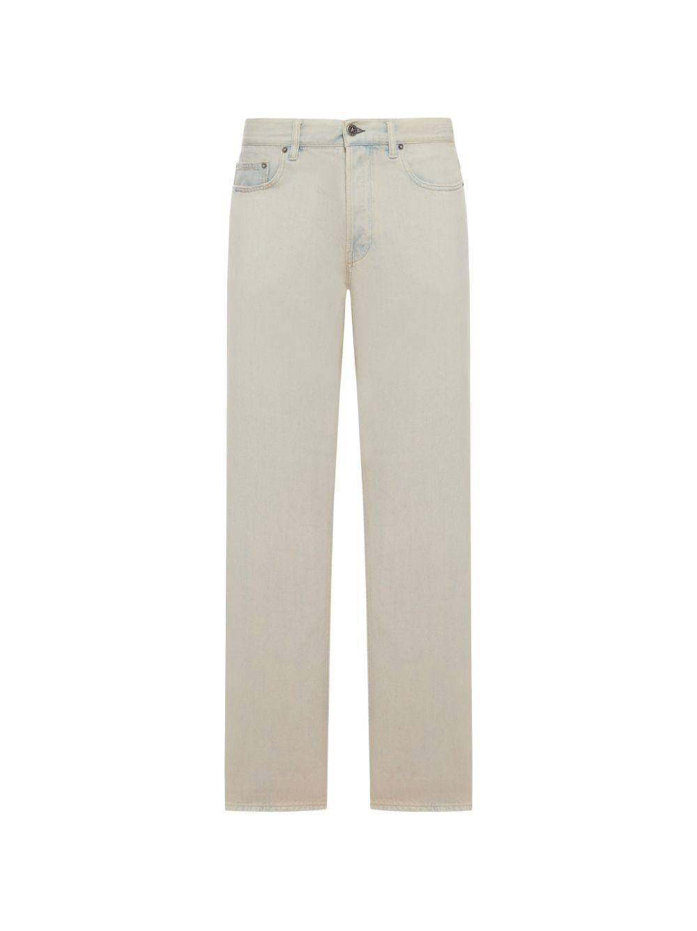 Jeans dritti in beige Golden goose - uomo 