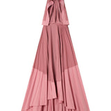 Abito lungo con scollo all'americana in rosa Lanvin - donna 