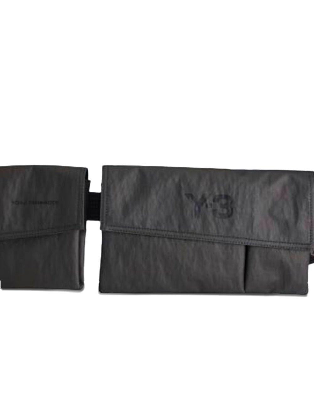 Marsupio con logo in nero Y-3 - uomo 