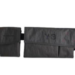 Marsupio con logo in nero Y-3 - uomo 