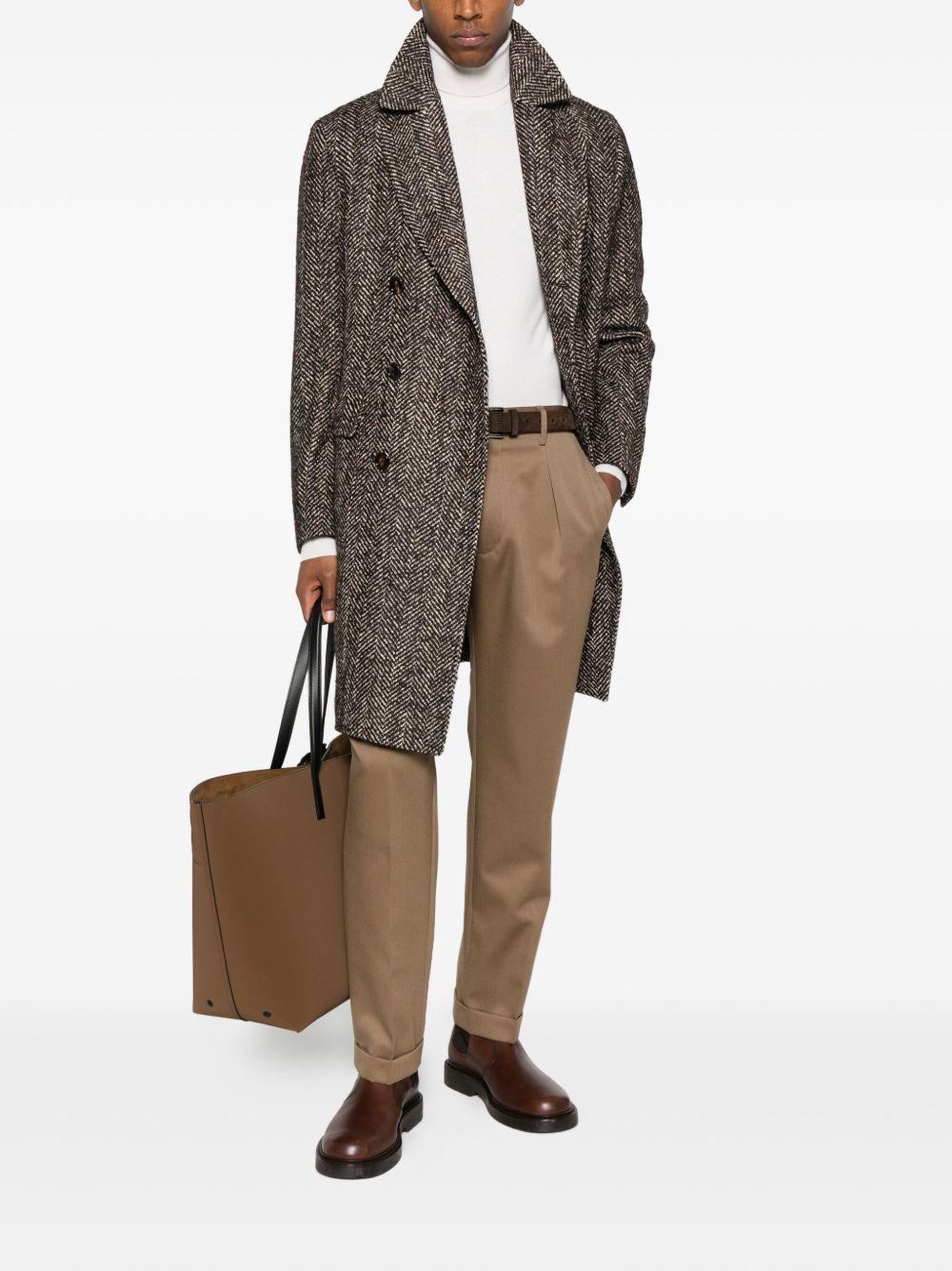 Pantaloni con pieghe in marrone Briglia 1949 - uomo 