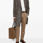 Pantaloni con pieghe in marrone Briglia 1949 - uomo 