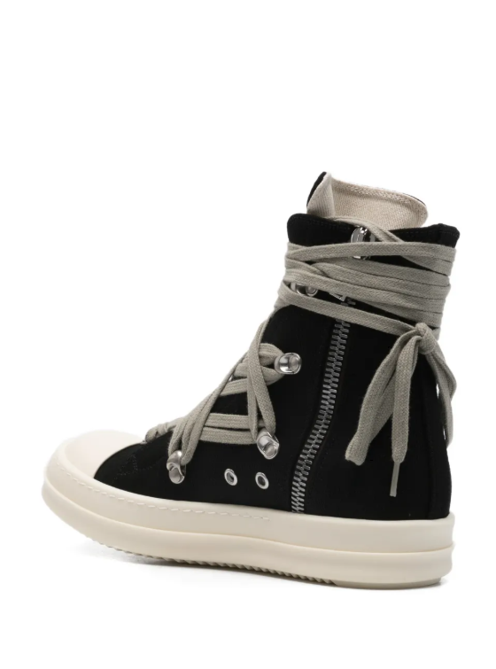 Sneakers megalace in nero Rick Owens Drkshdw - uomo 