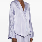 Blusa in seta in lilla Forte Forte - donna 