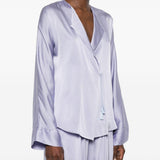 Blusa in seta in lilla Forte Forte - donna 