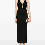 Abito con strass in nero Christopher esber - donna 