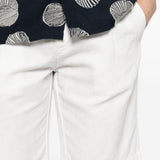 Shorts con coulisse in bianco Eleventy - uomo 