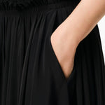 Gonna midi Corolla svasata in nero AMI PARIS - DONNA 
