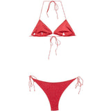 Bikini Lumière in rosso 