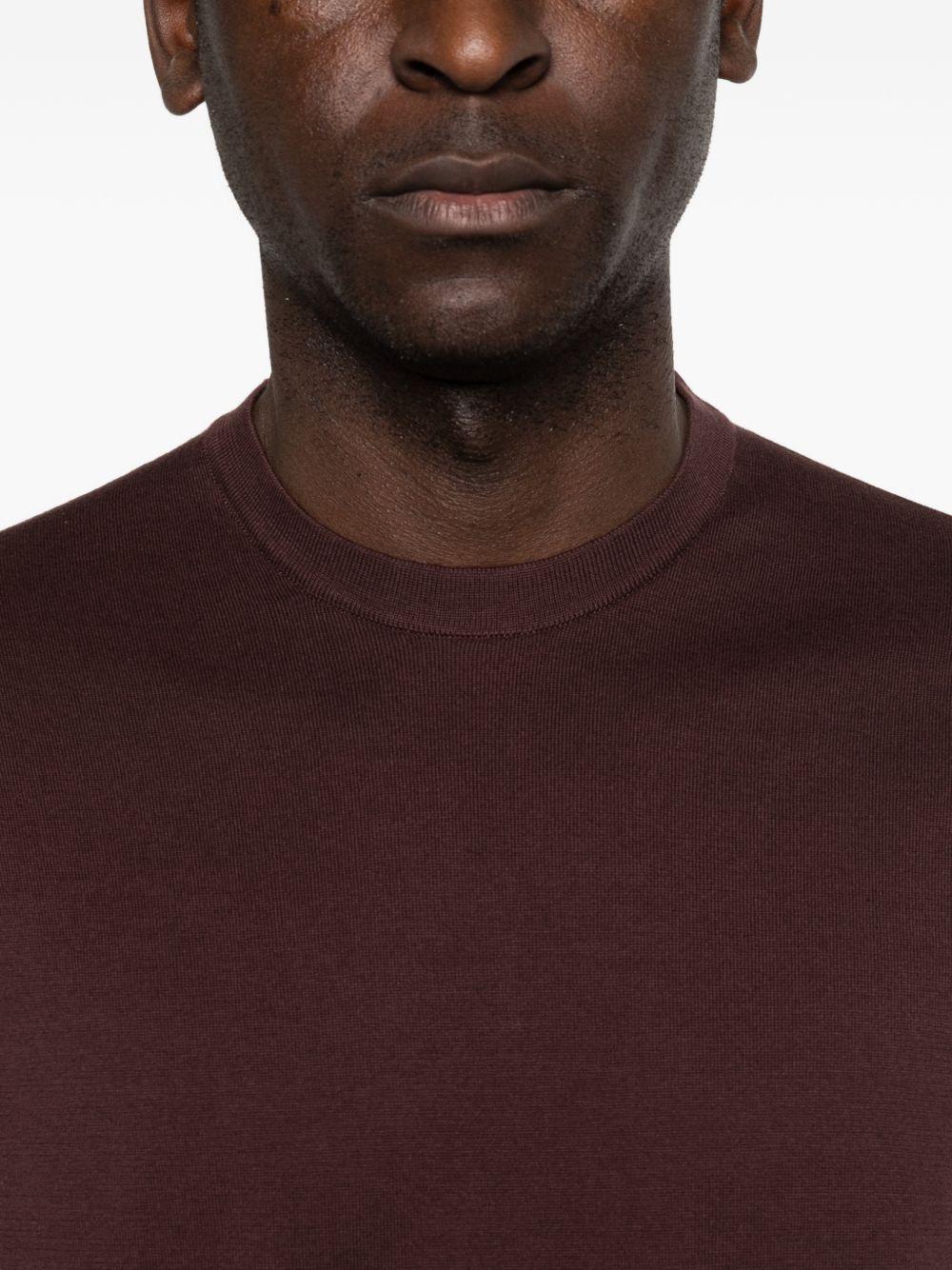 T-shirt Kempton in viola John smedley - uomo 