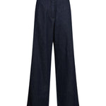Jeans wide-leg denim indigo 