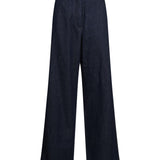 Jeans wide-leg denim indigo 