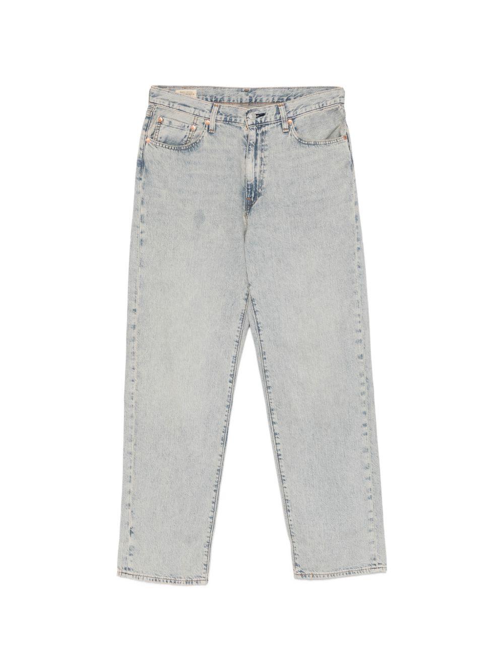 Jeans 568™ con cinque tasche in beige e blu Levi's - uomo 