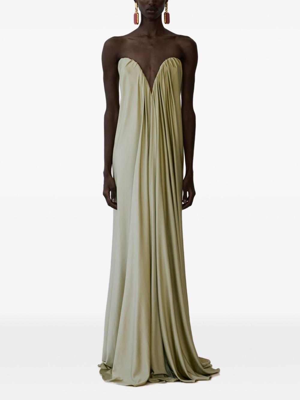 Abito lungo Olivienne in verde oliva The New Arrivals - donna 