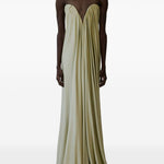Abito lungo Olivienne in verde oliva The New Arrivals - donna 