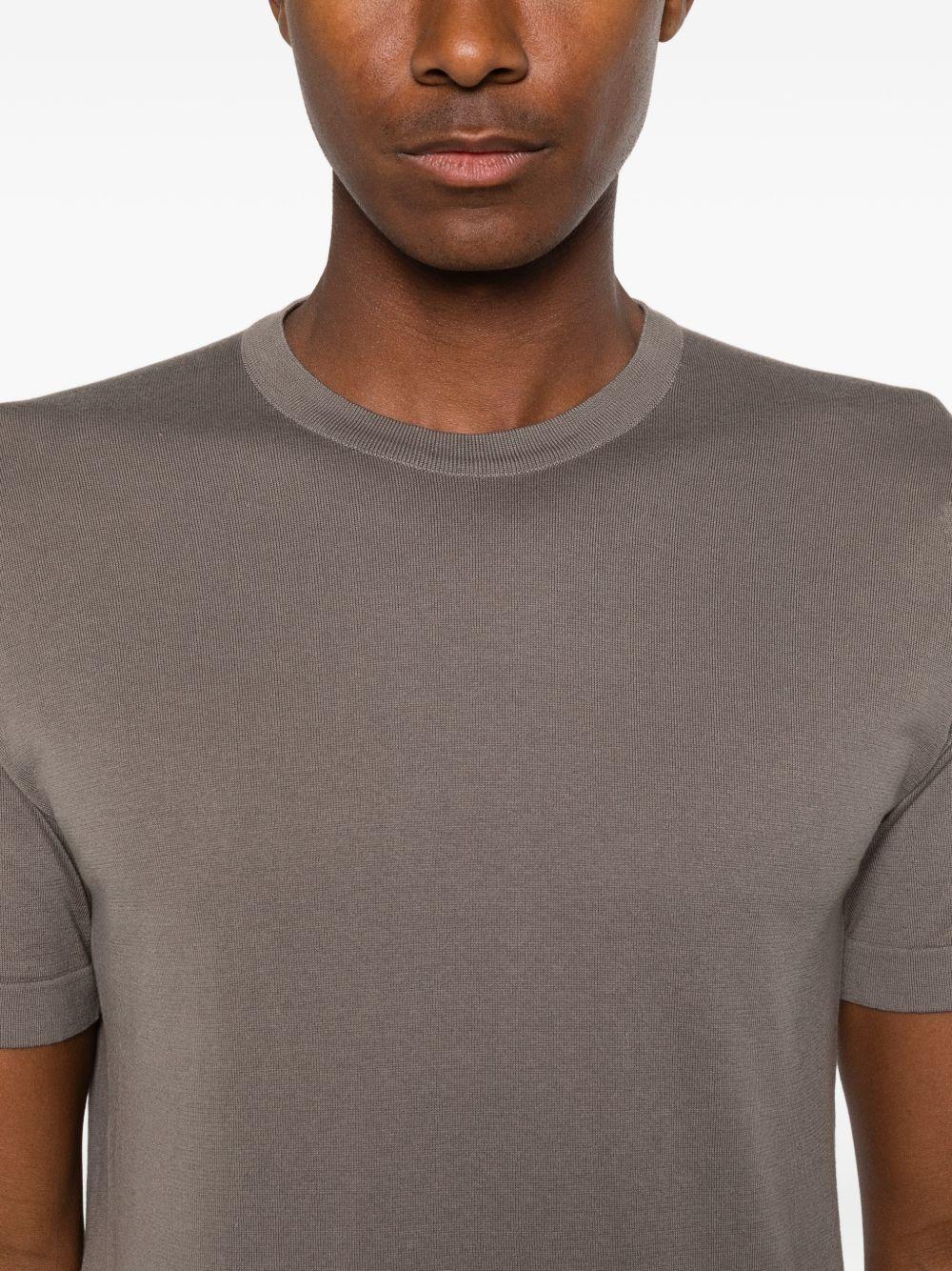 T-shirt Lorca in grigio John smedley - uomo 
