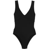 Costume da bagno con scollo a V in nero Eres - donna 
