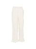 Pantaloni con vita elasticizzata in bianco Gongdid design - uomo