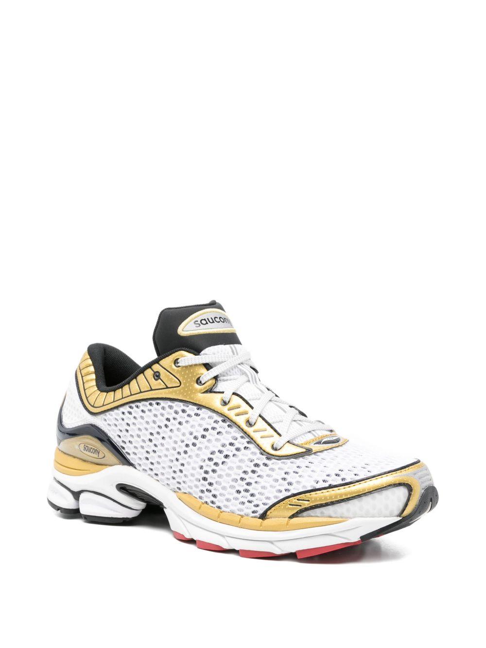 Sneakers Pro Grid Paramount in bianco e oro Saucony - uomo 