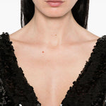 Top con paillettes in nero Philosophy Di Lorenzo Serafini - donna 