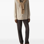 Camicia con bottoni in beige Zegna - uomo 