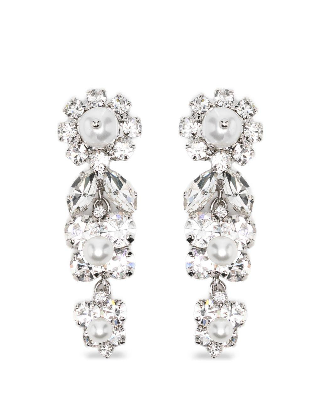 Orecchini daisy cluster in argento Simone Rocha - donna 