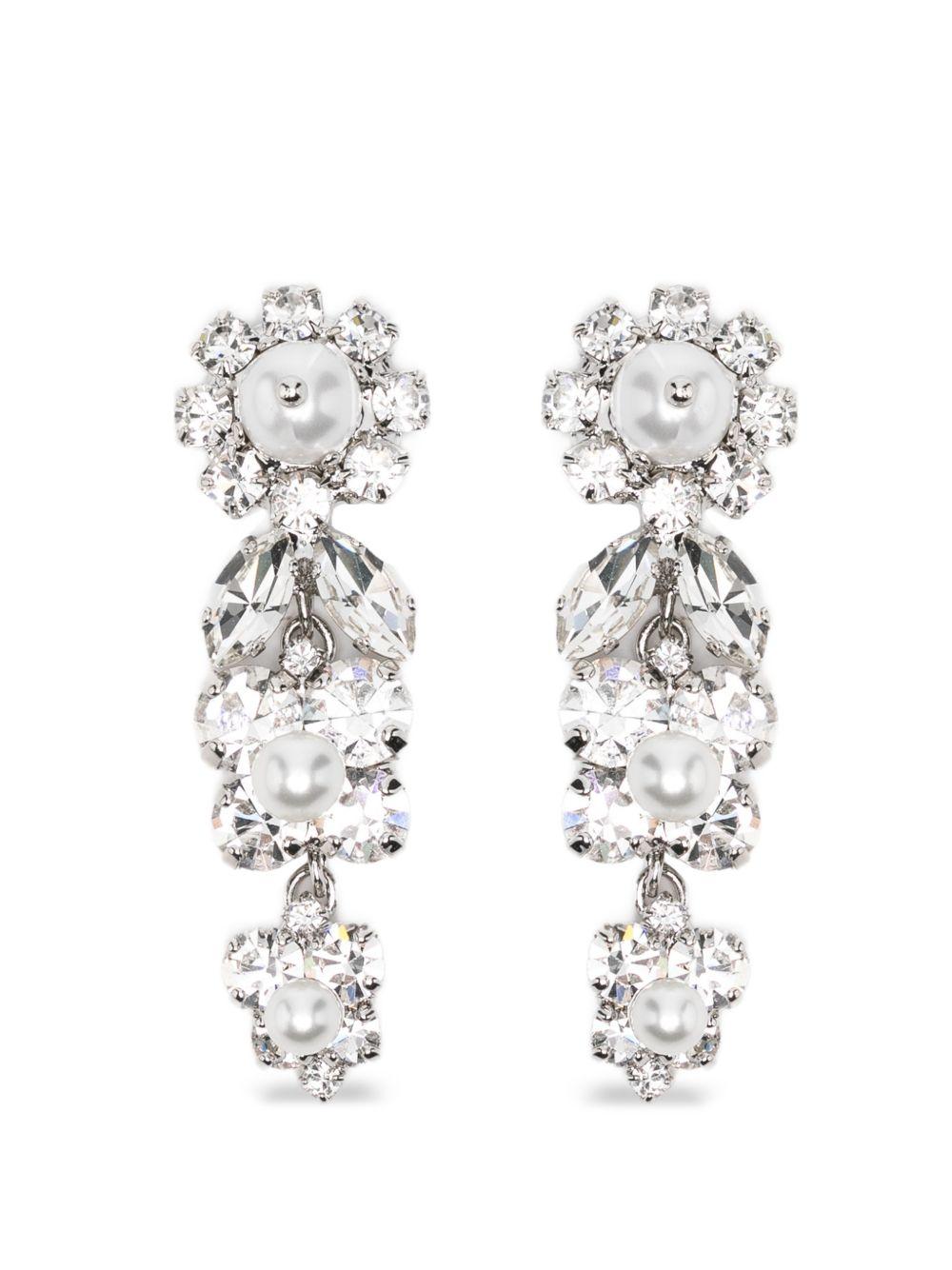 Orecchini daisy cluster in argento Simone Rocha - donna 