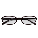 Occhiali edith con montatura ovale in borgogna Chimi - unisex 