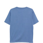 T-shirt girocollo in azzurro Kangra - uomo 