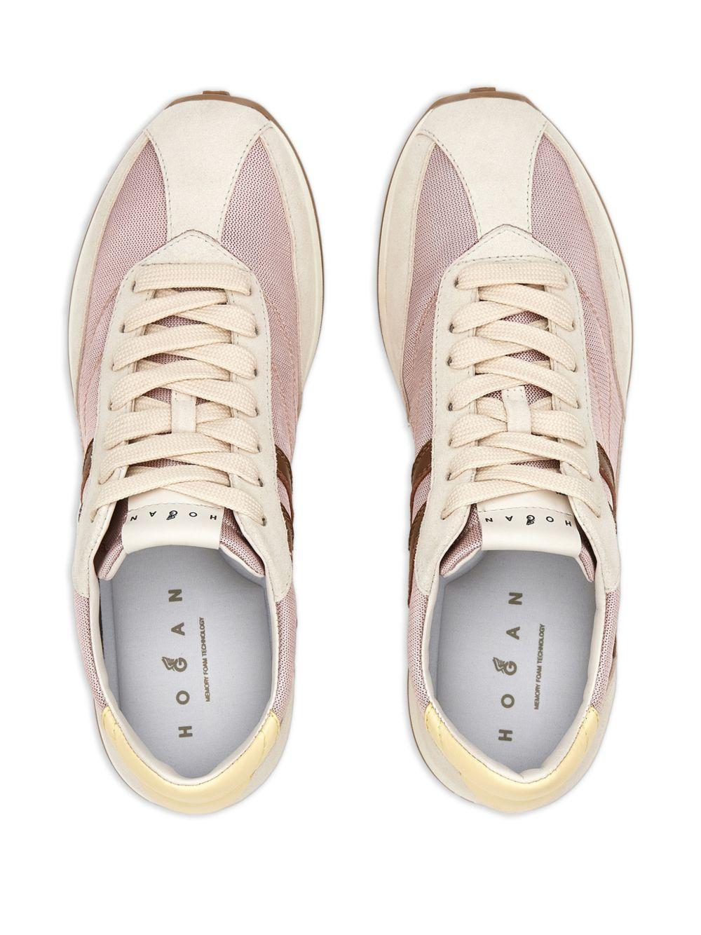 Sneakers H699 con lacci in beige Hogan - donna 