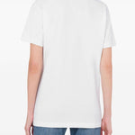 T-shirt con stampa in bianco Moschino - donna 