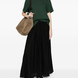 T-shirt girocollo in verde Entire studios - unisex 