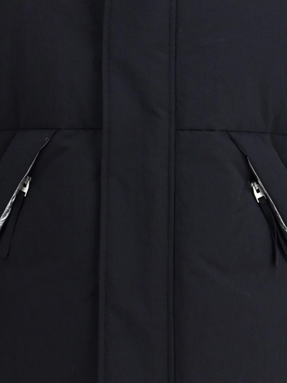 Gilet trapuntato con tasca con zip in nero Laminar - uomo 