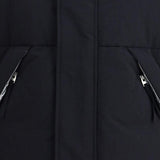 Gilet trapuntato con tasca con zip in nero Laminar - uomo 