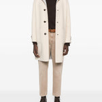 Cappotto monopetto con tasche a toppa in beige Eleventy - uomo 