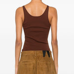 Shorts in pelle in marrone Darkpark - donna 