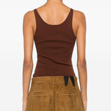Shorts in pelle in marrone Darkpark - donna 