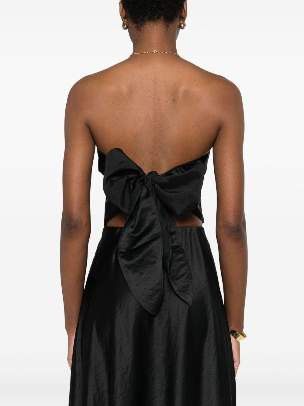 Top corto in nero Forte forte - donna 
