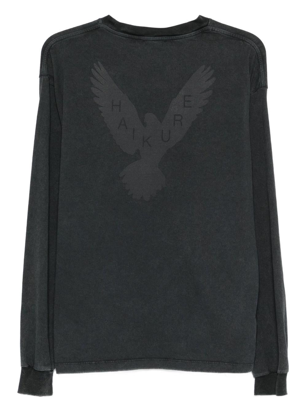 Top in cotone a maniche lunghe in grigio Haikure - uomo 