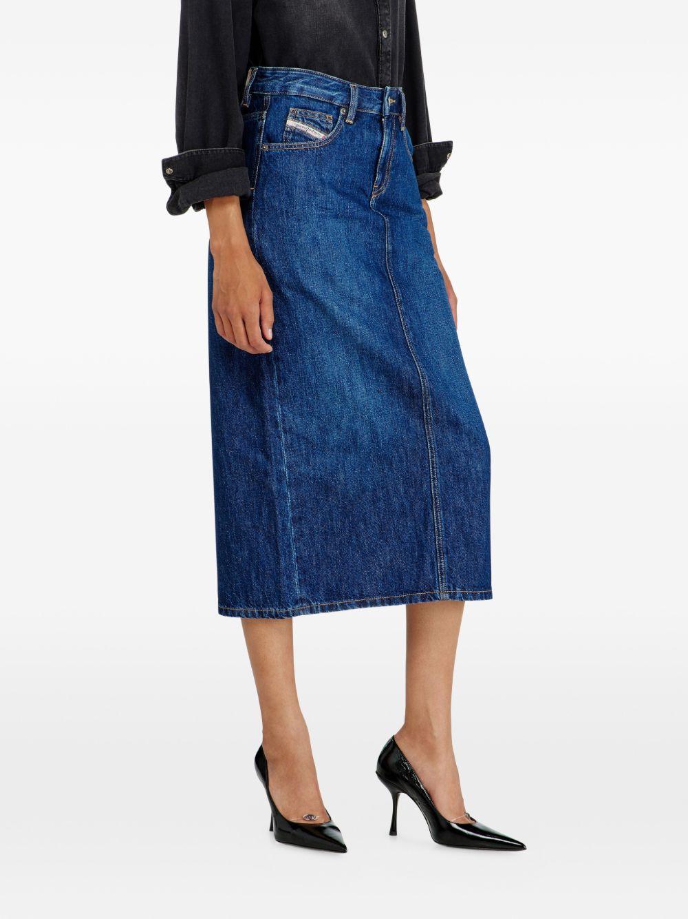 Gonna a cinque tasche de-skye-d in blu Diesel - donna 