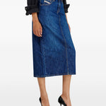 Gonna a cinque tasche de-skye-d in blu Diesel - donna 