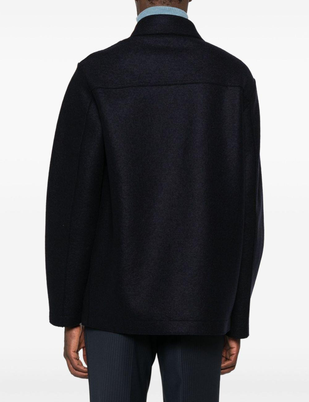Giacca con bottoni in blu Harris wharf london - uomo 