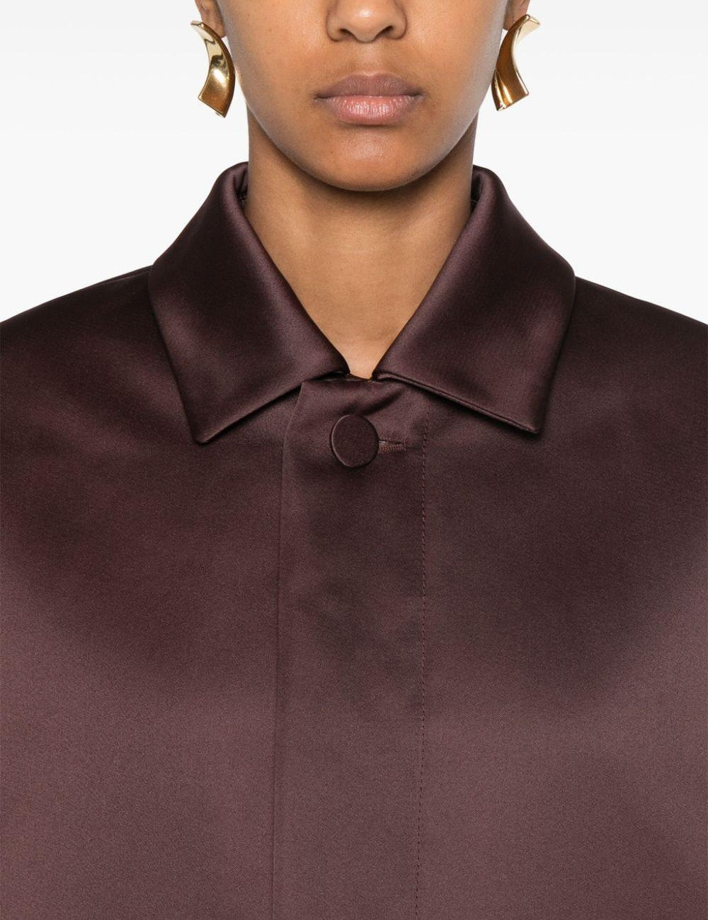 Cappotto monopetto in marrone Philosophy Di Lorenzo Serafini - donna 