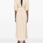 Abito con cintura in beige Blazé milano - donna 
