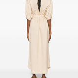 Abito con cintura in beige Blazé milano - donna 