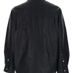 Giacca in pelle con zip in nero Sunflower - uomo 