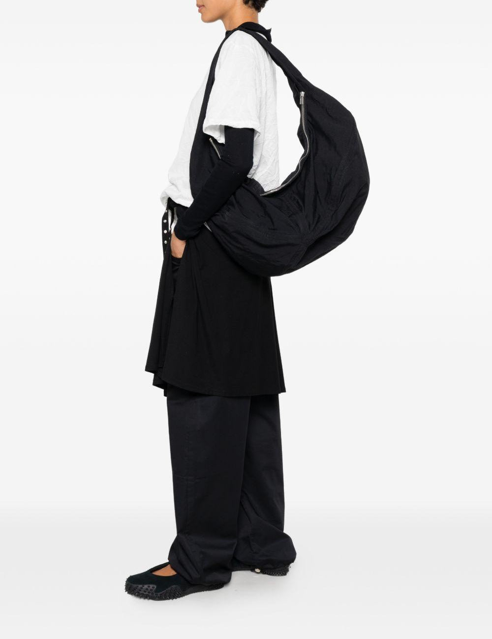 Borsa a spalla paper balloon 2  in nero Issey miyake - donna 