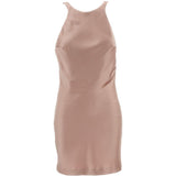 Abito corto Carmen con scollo in beige The Andamane - donna 