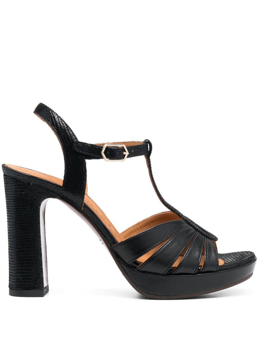 Sandali in pelle cafra in nero Chie mihara - donna 
