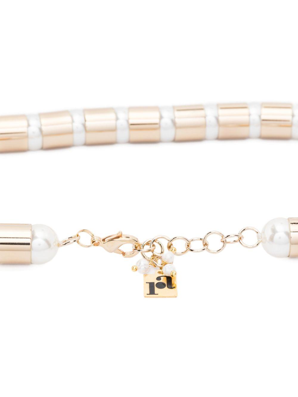 Collana con barretta bicolore in oro Rosantica - donna 